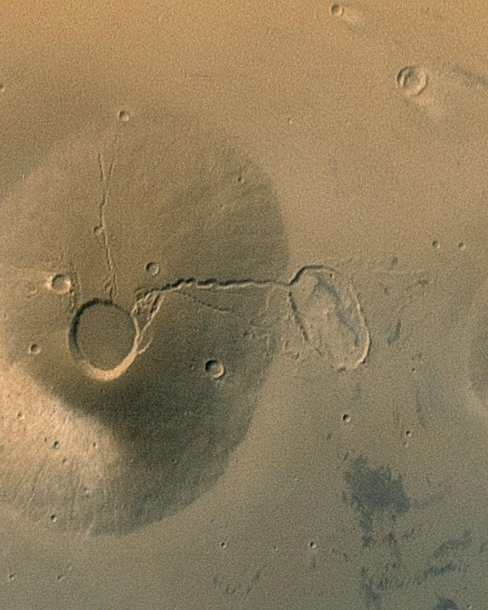 Ancient Volcanos of Mars