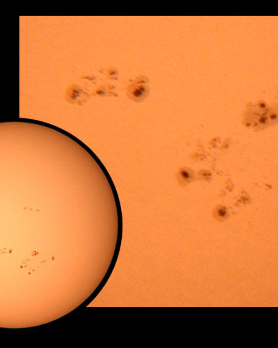 Sunspots and Solar Active Regions