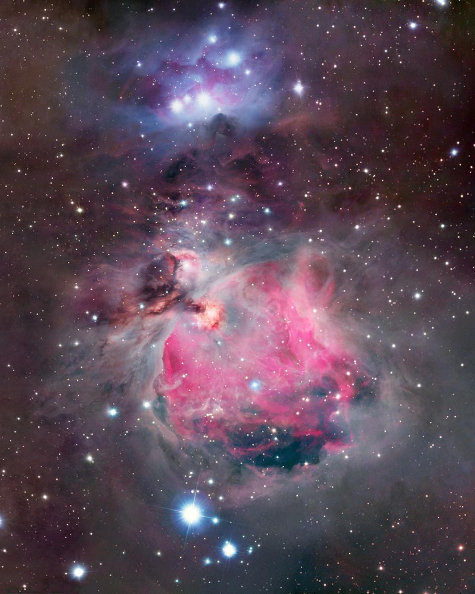 Colorful Clouds of Orion