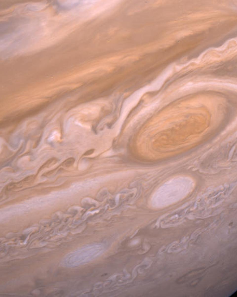 Giant Storm Systems Battle on Jupiter