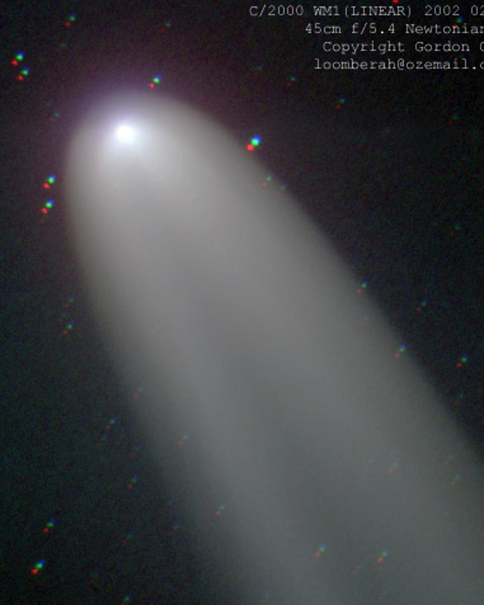 Comet LINEAR (WM1) Shines in the South