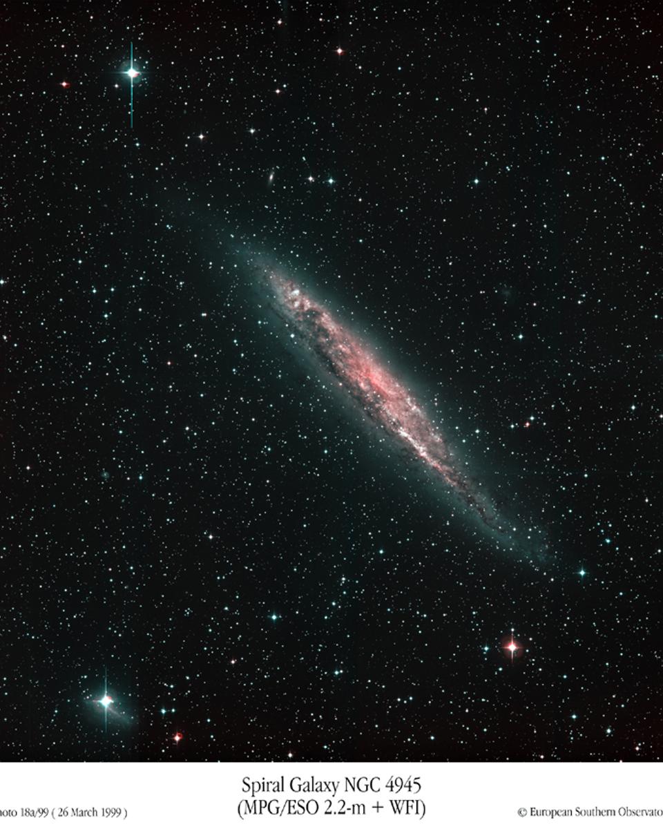 Nearby Spiral Galaxy NGC 4945