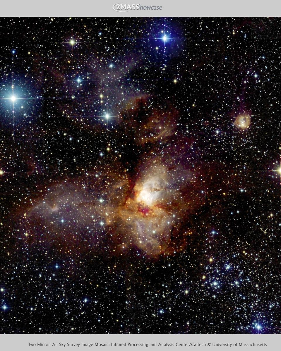 Star-Forming Region RCW38 from 2MASS