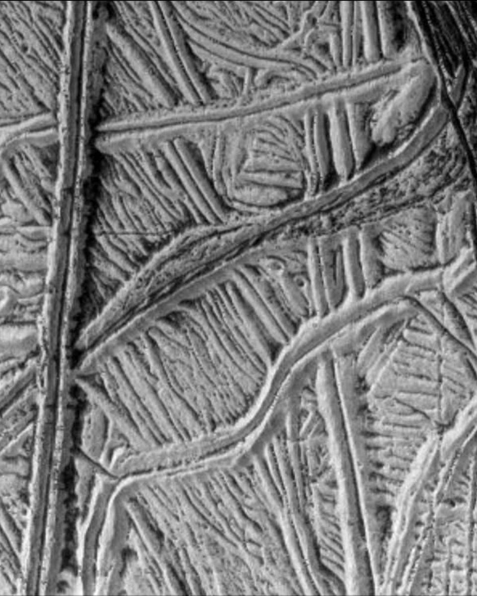Cracks and Ridges on Europa