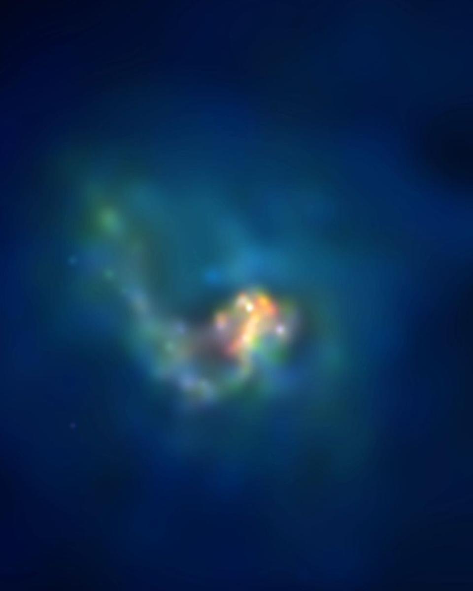 Centaurus Galaxy Cluster in X-Rays
