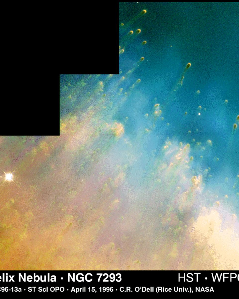 At the Edge of the Helix Nebula