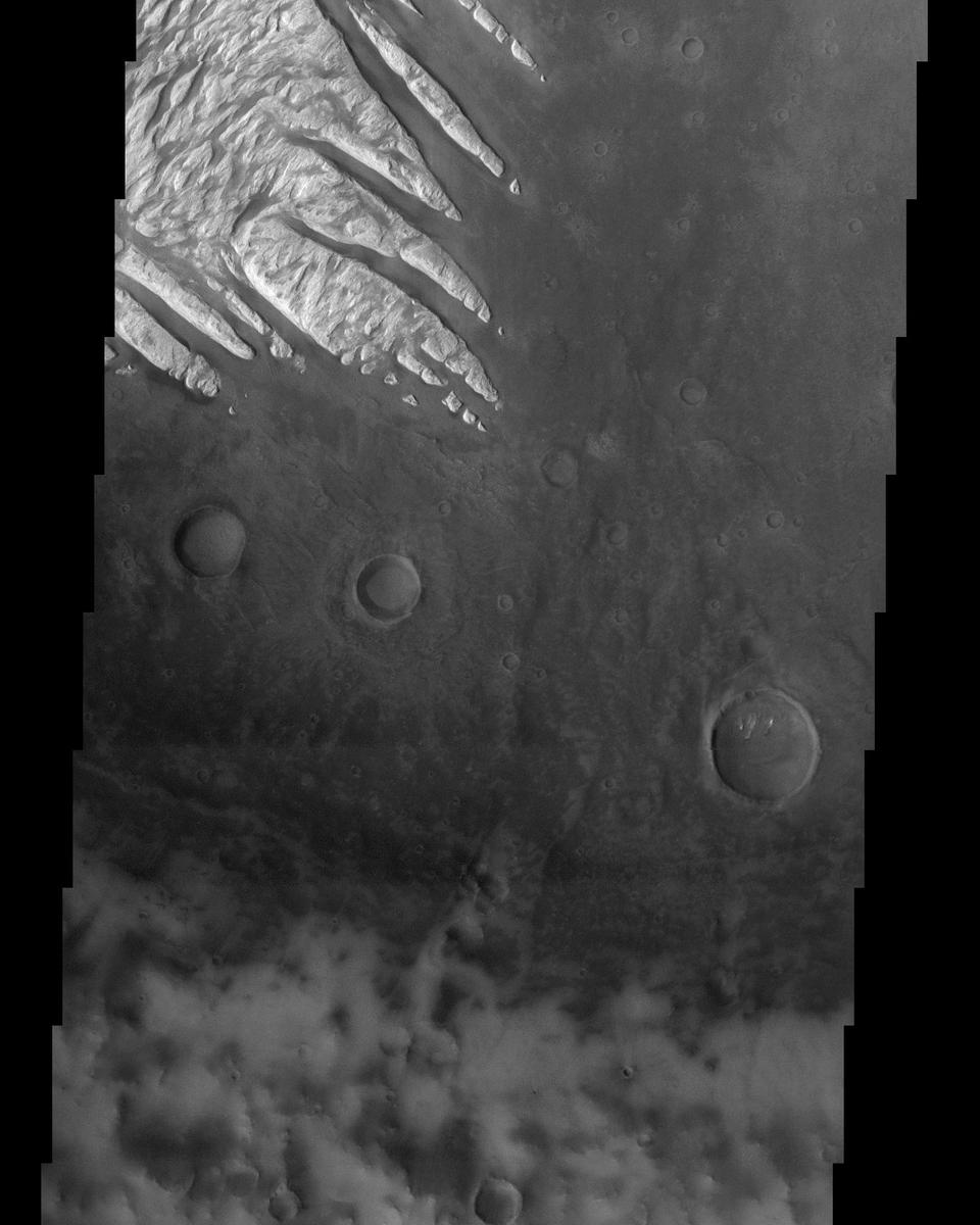White Rock Fingers on Mars