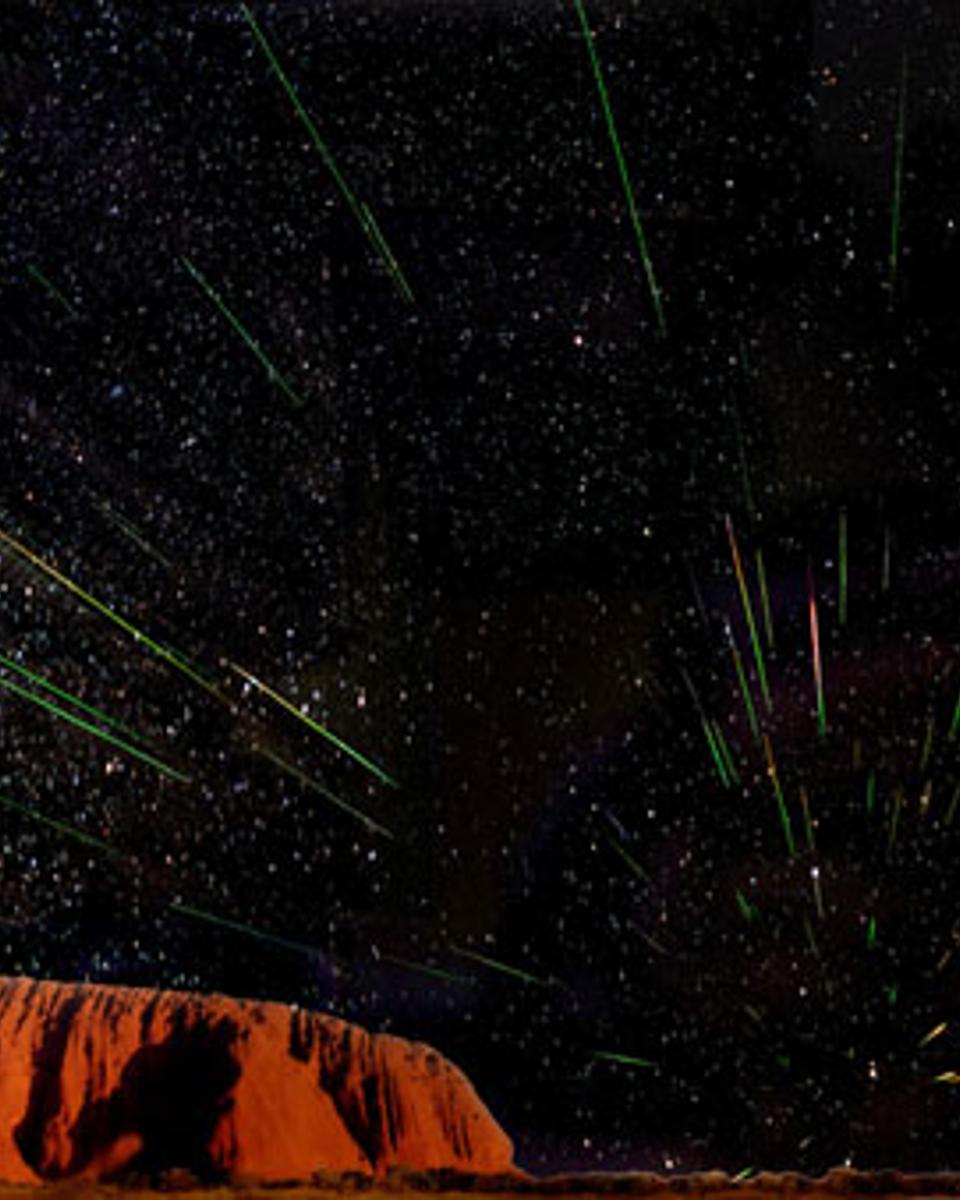 Leonids Over Uluru