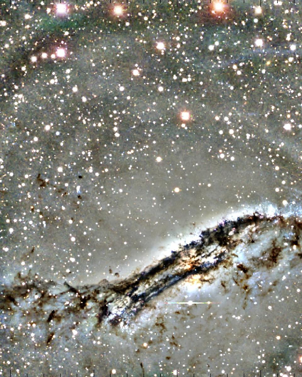 Centaurus A: Young Blue Star Stream