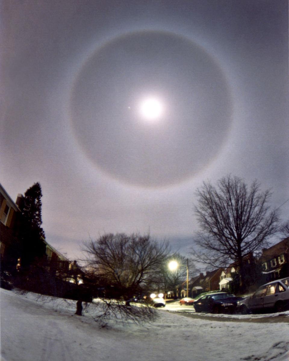 A Halo Around the Moon