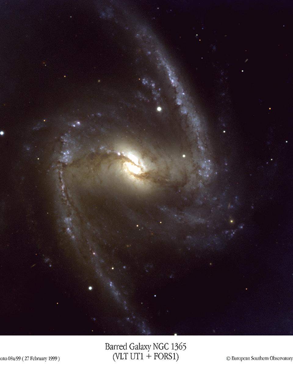 NGC 1365: A Nearby Barred Spiral Galaxy