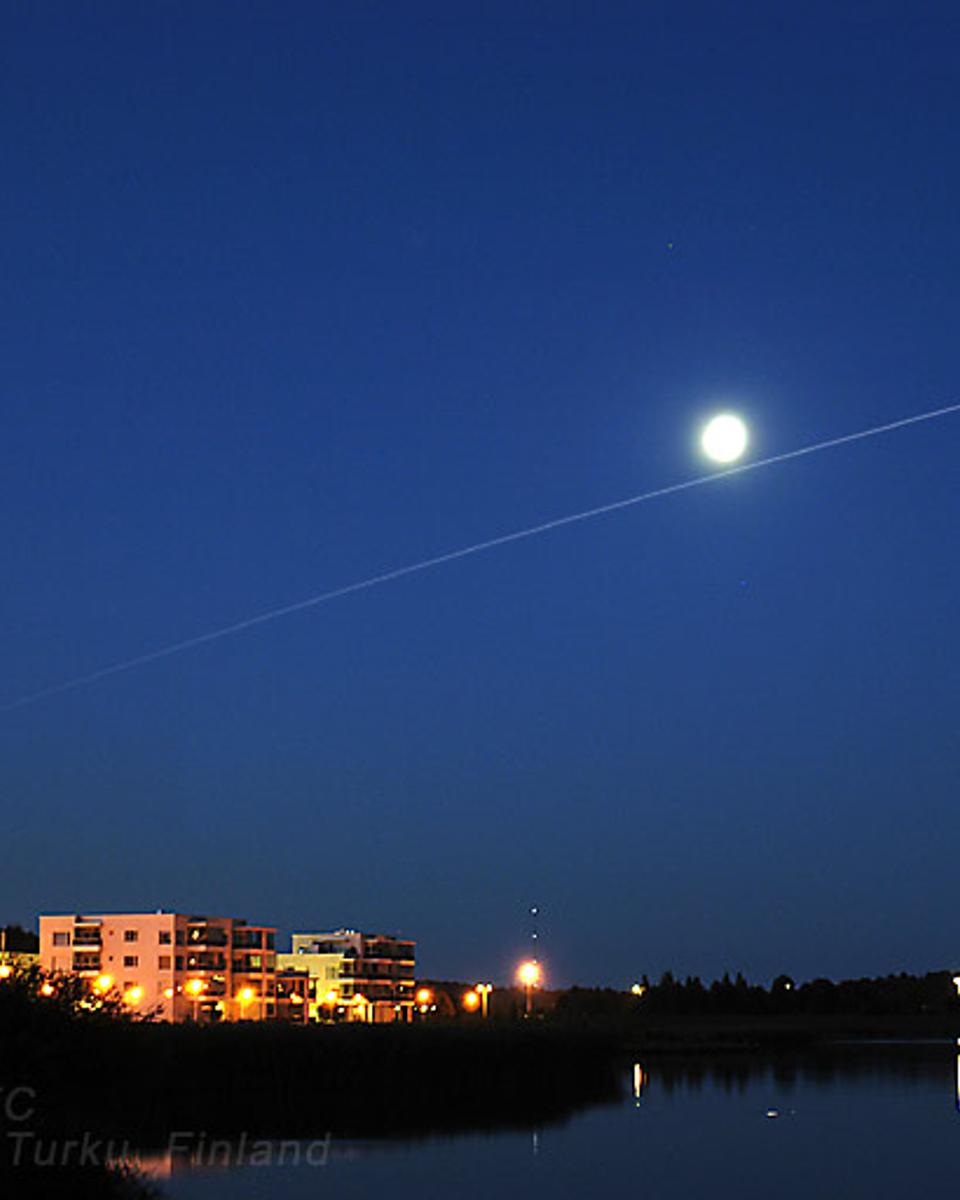 Moons and Bright Mars