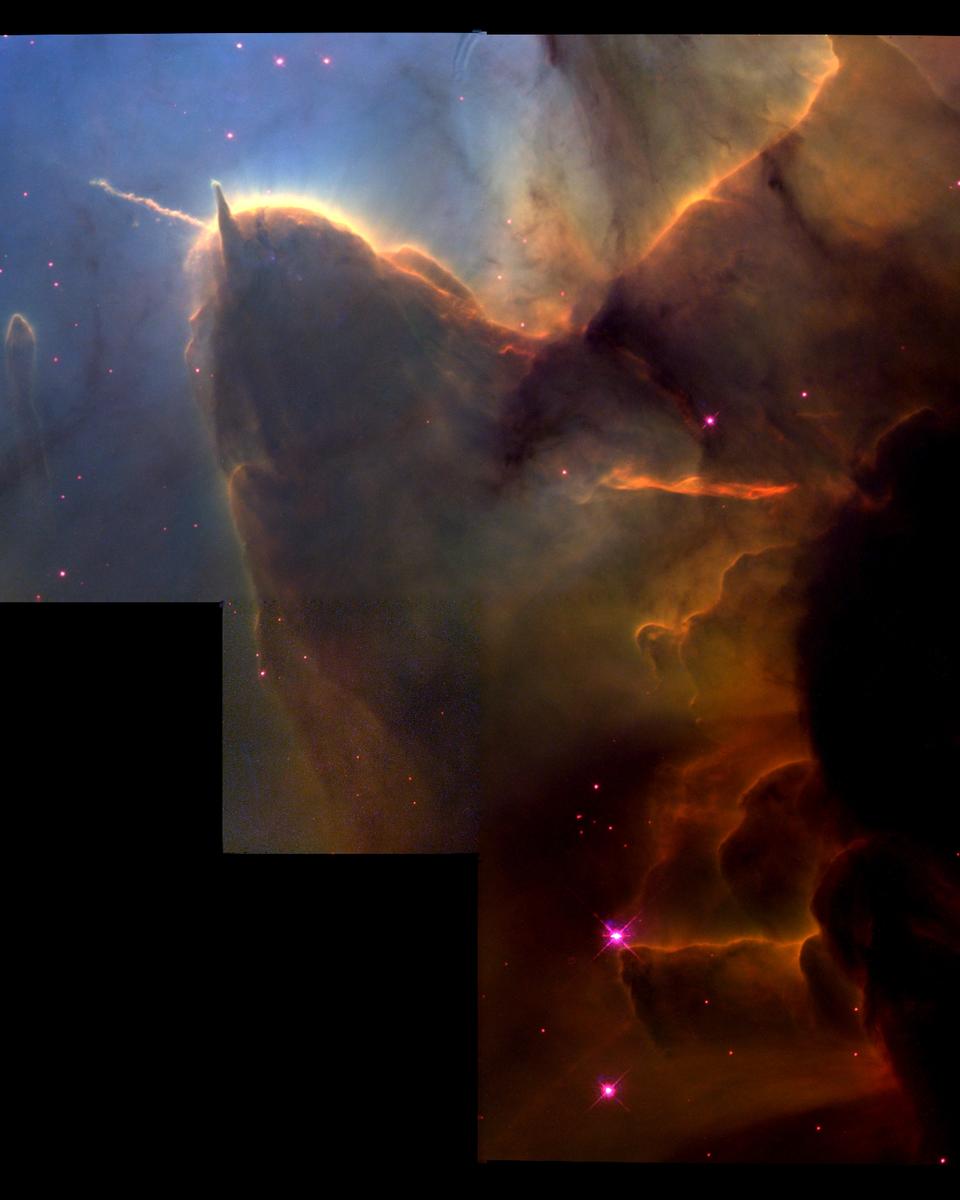 Trifid Pillars & Jets