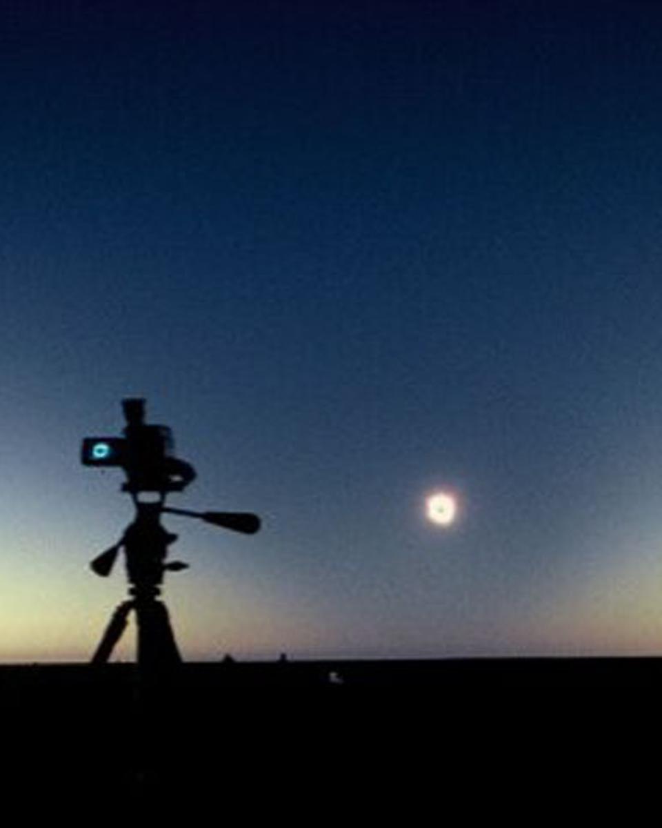 Shadow Cone of a Total Solar Eclipse