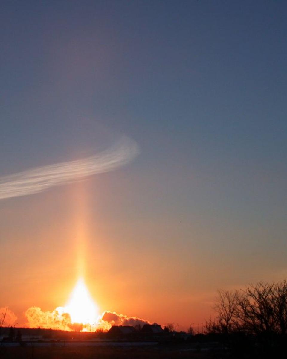Launch of the Sun Pillar