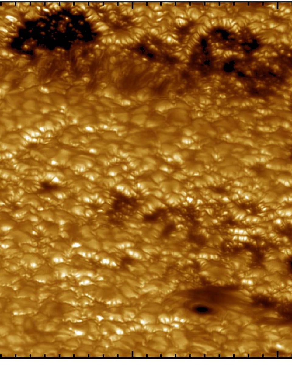 The Sun's Surface in 3D