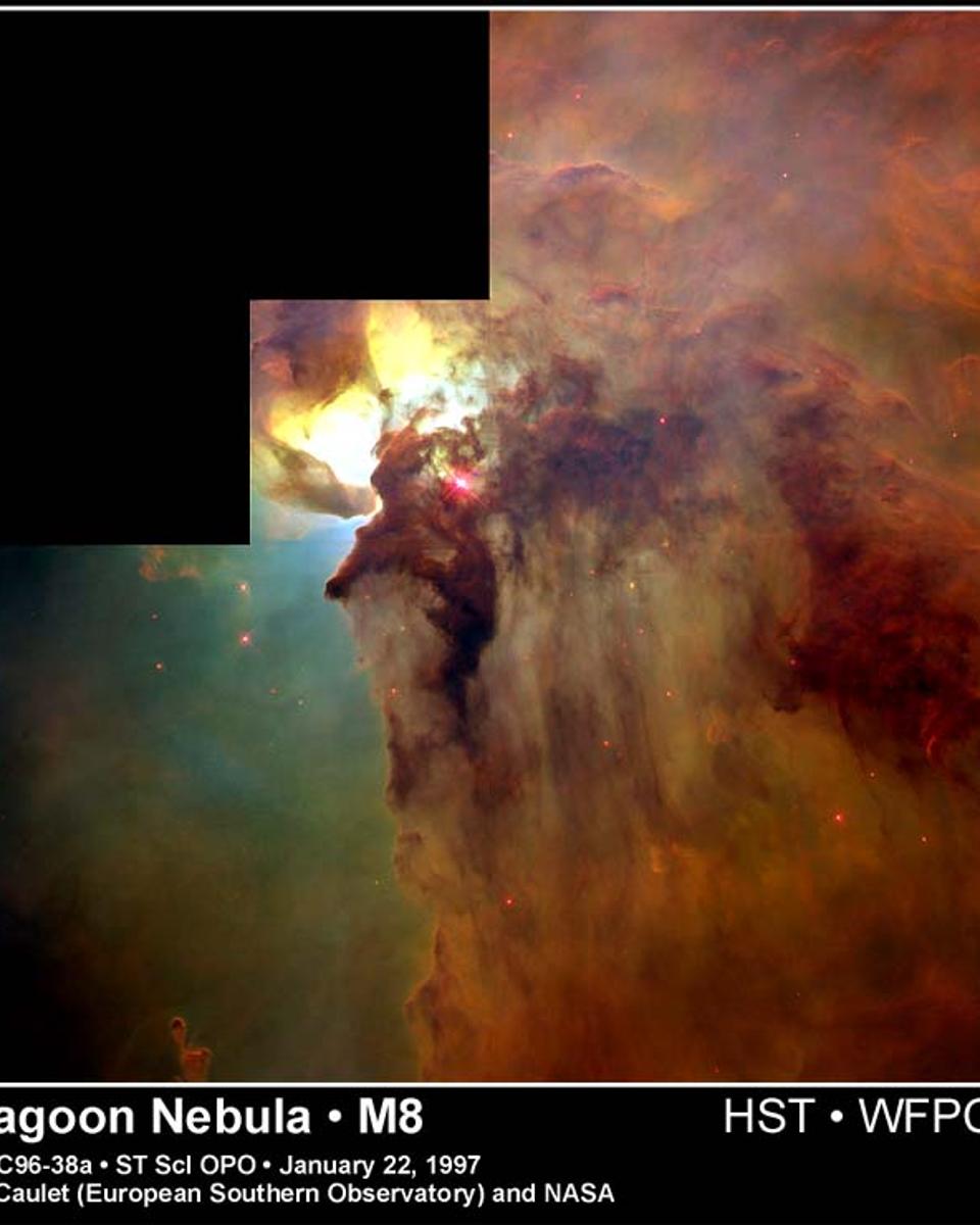 In the Center of the Lagoon Nebula