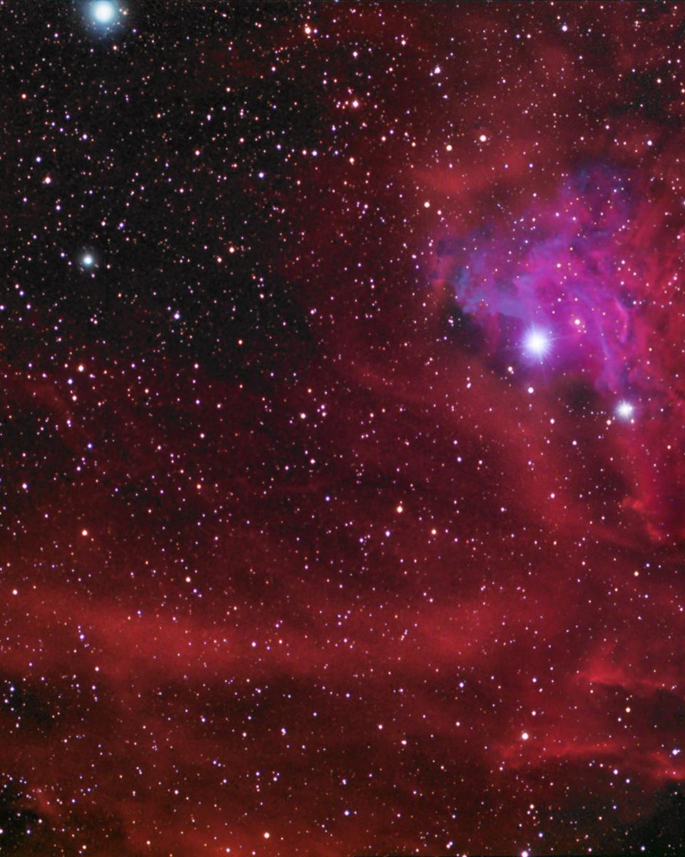 IC 405: The Flaming Star Nebula