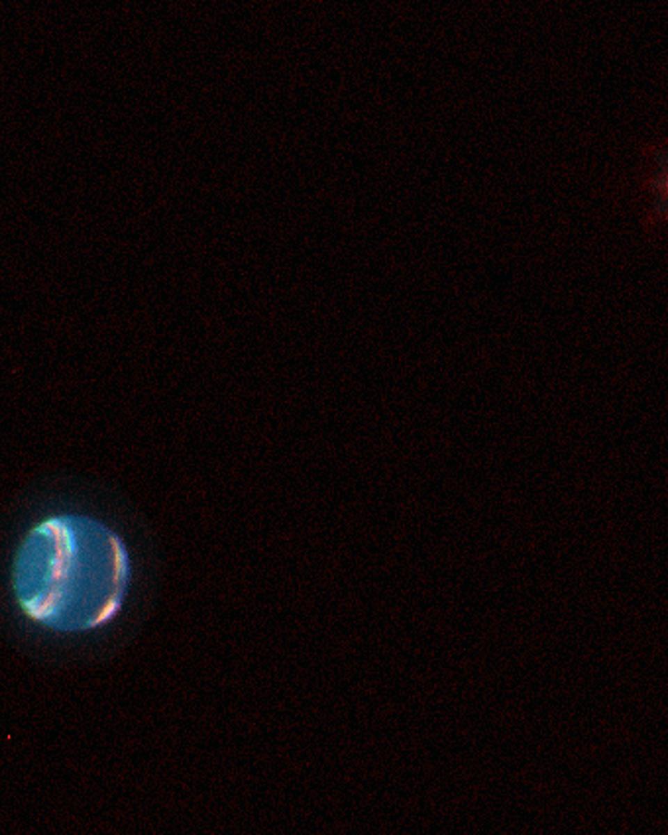 Neptune and Triton from Palomar