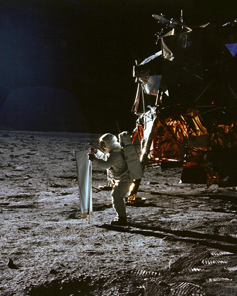Apollo 11: Catching Some Sun