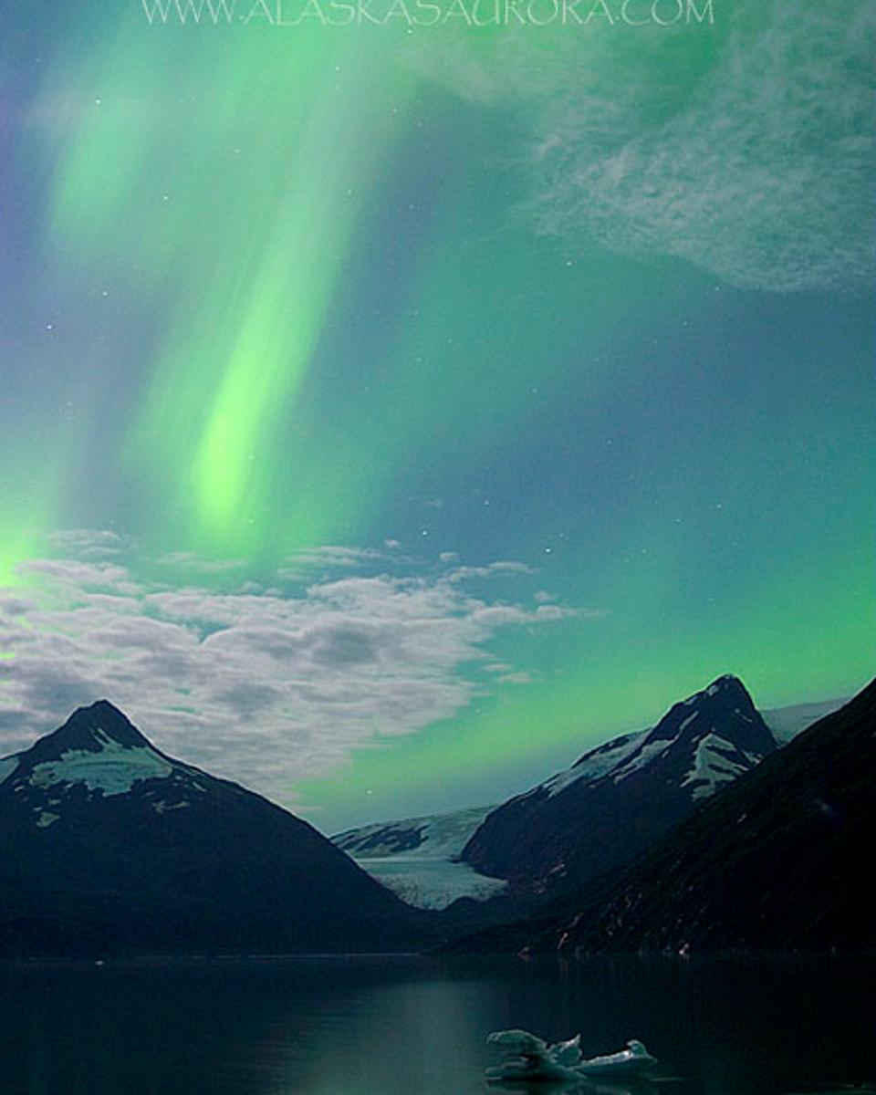 Aurora Over the Chugach Mountains