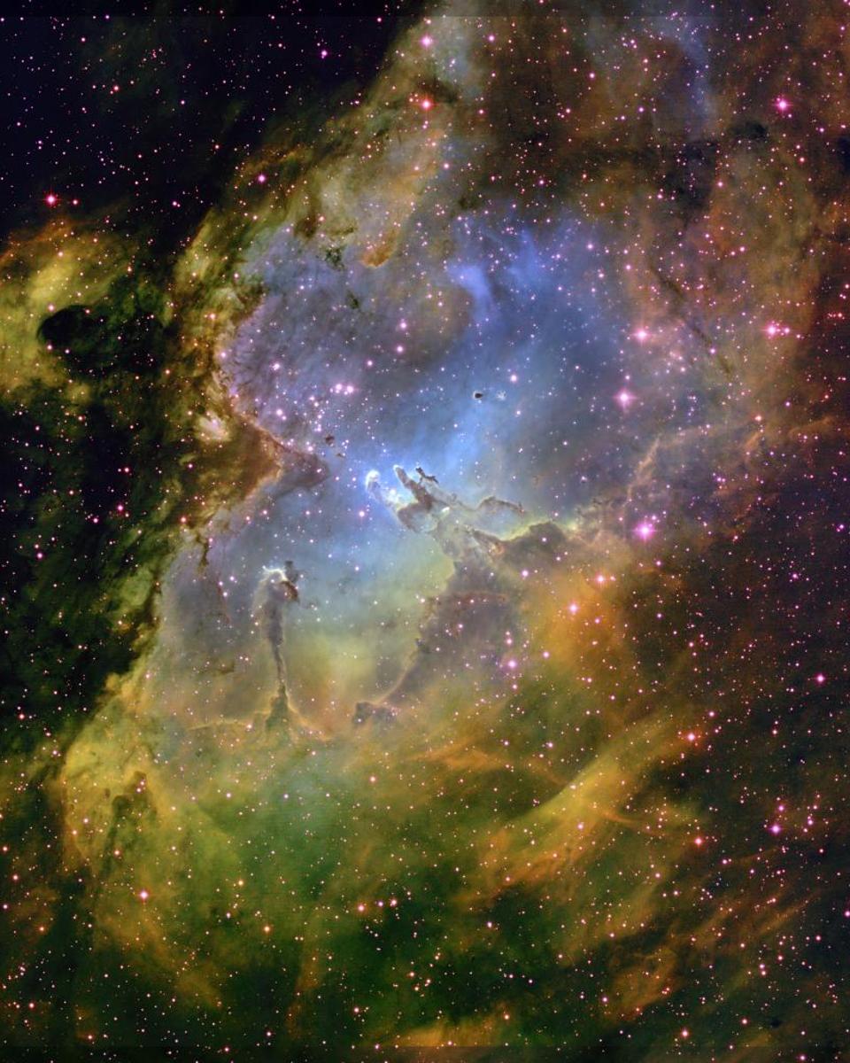 Inside the Eagle Nebula