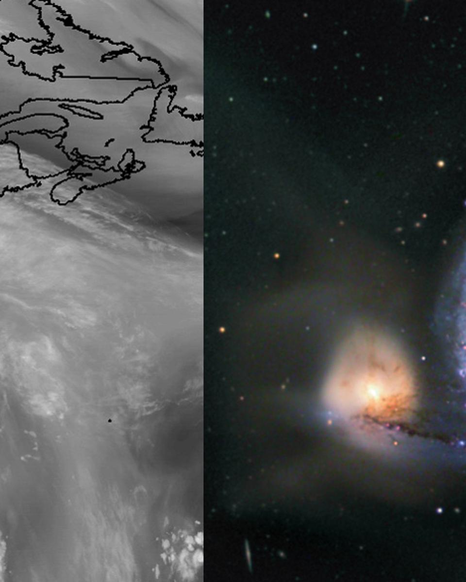 Logarithmic Spirals Isabel and M51