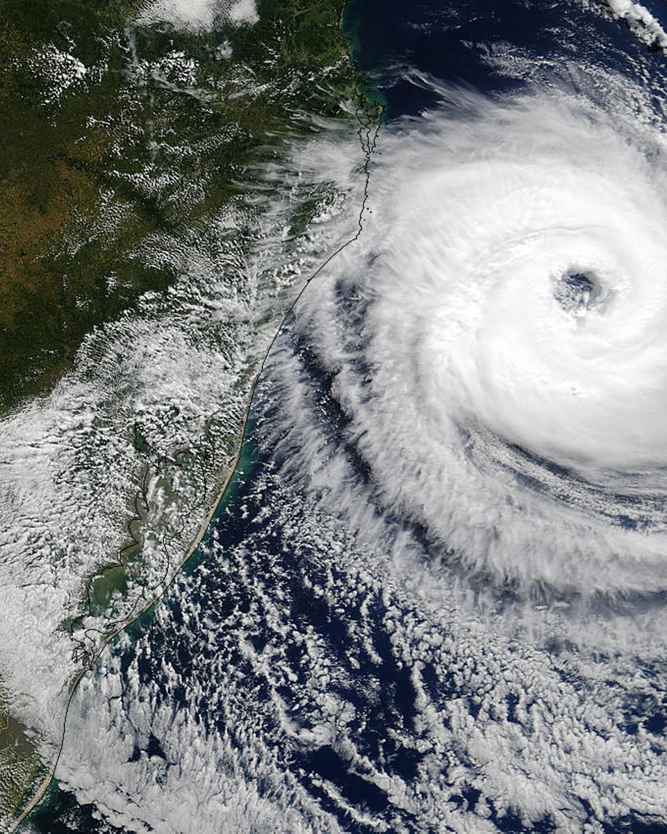 Unusually Strong Cyclone Off the Brazilian Coast