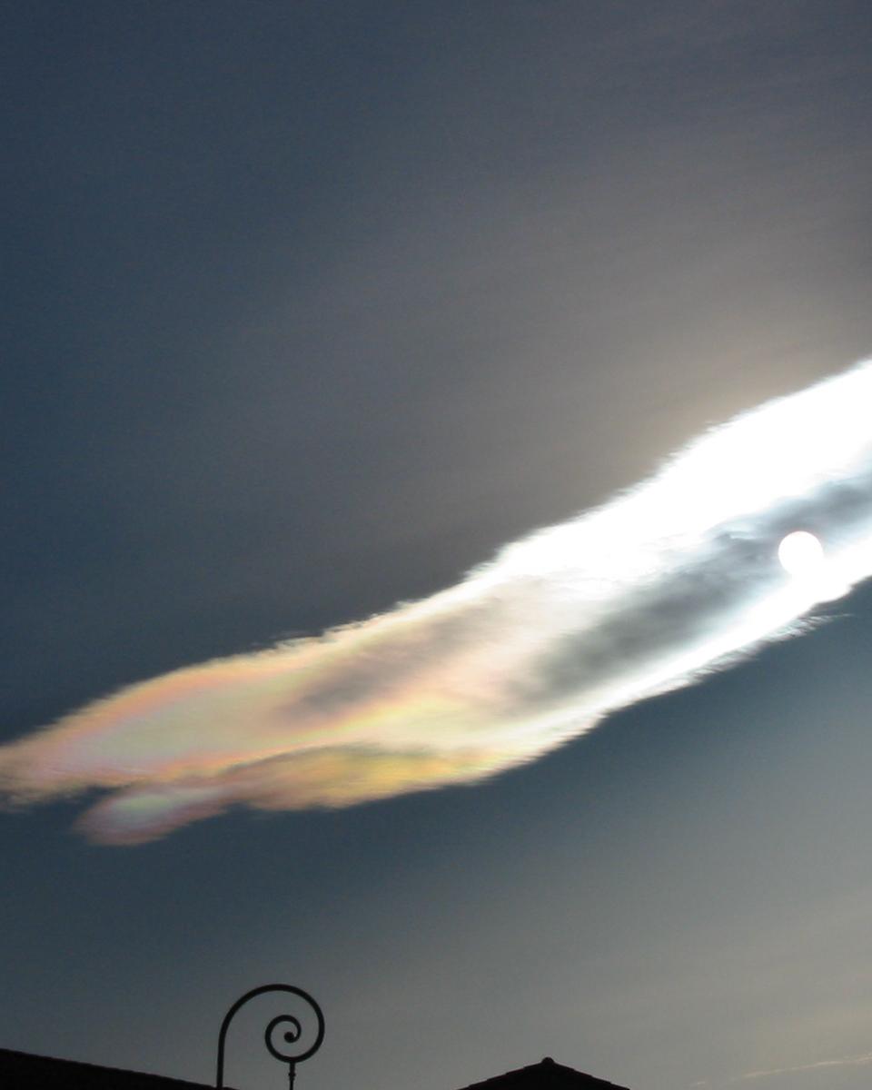 An Iridescent Cloud Over France