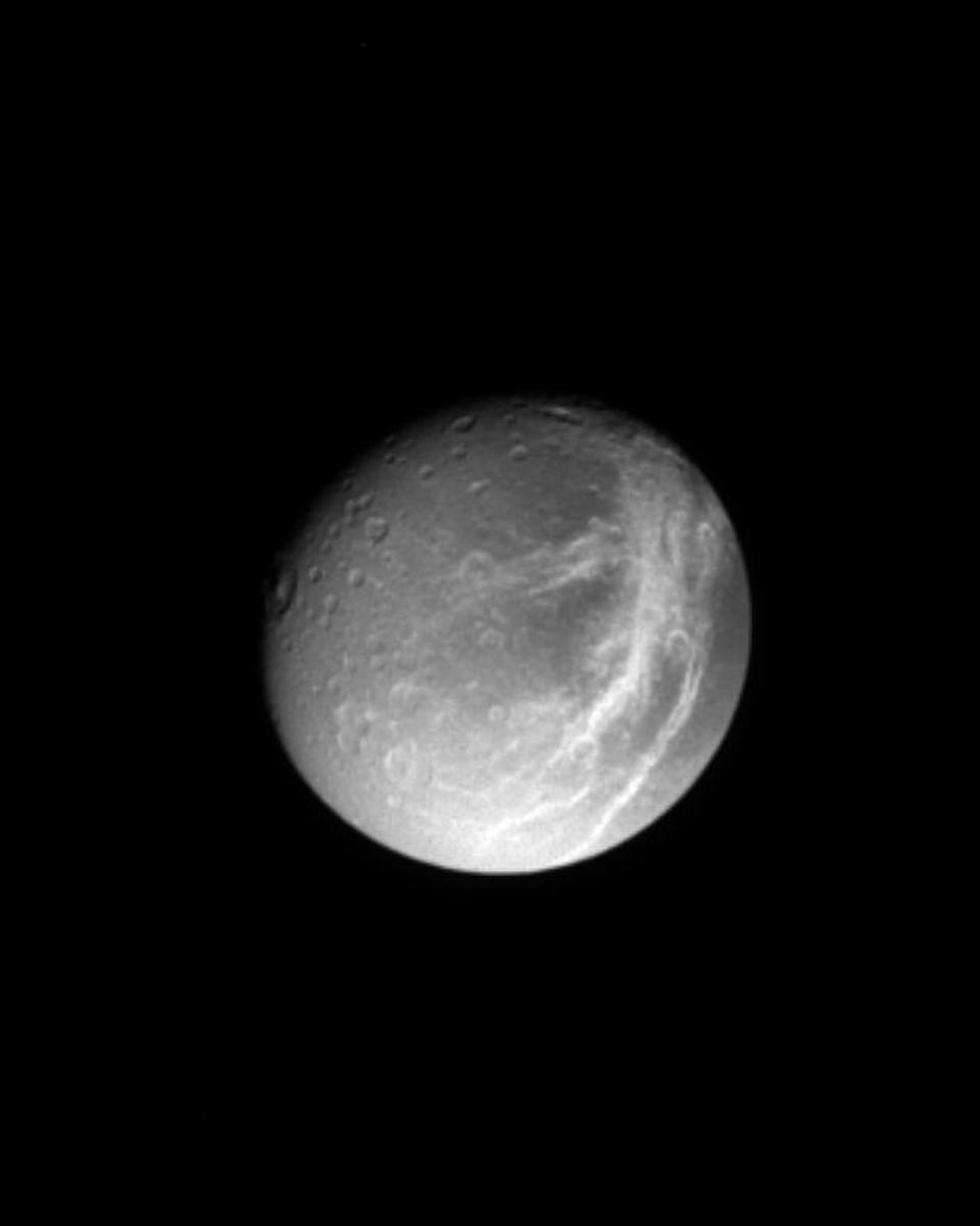 Saturn's Moon Dione from Cassini