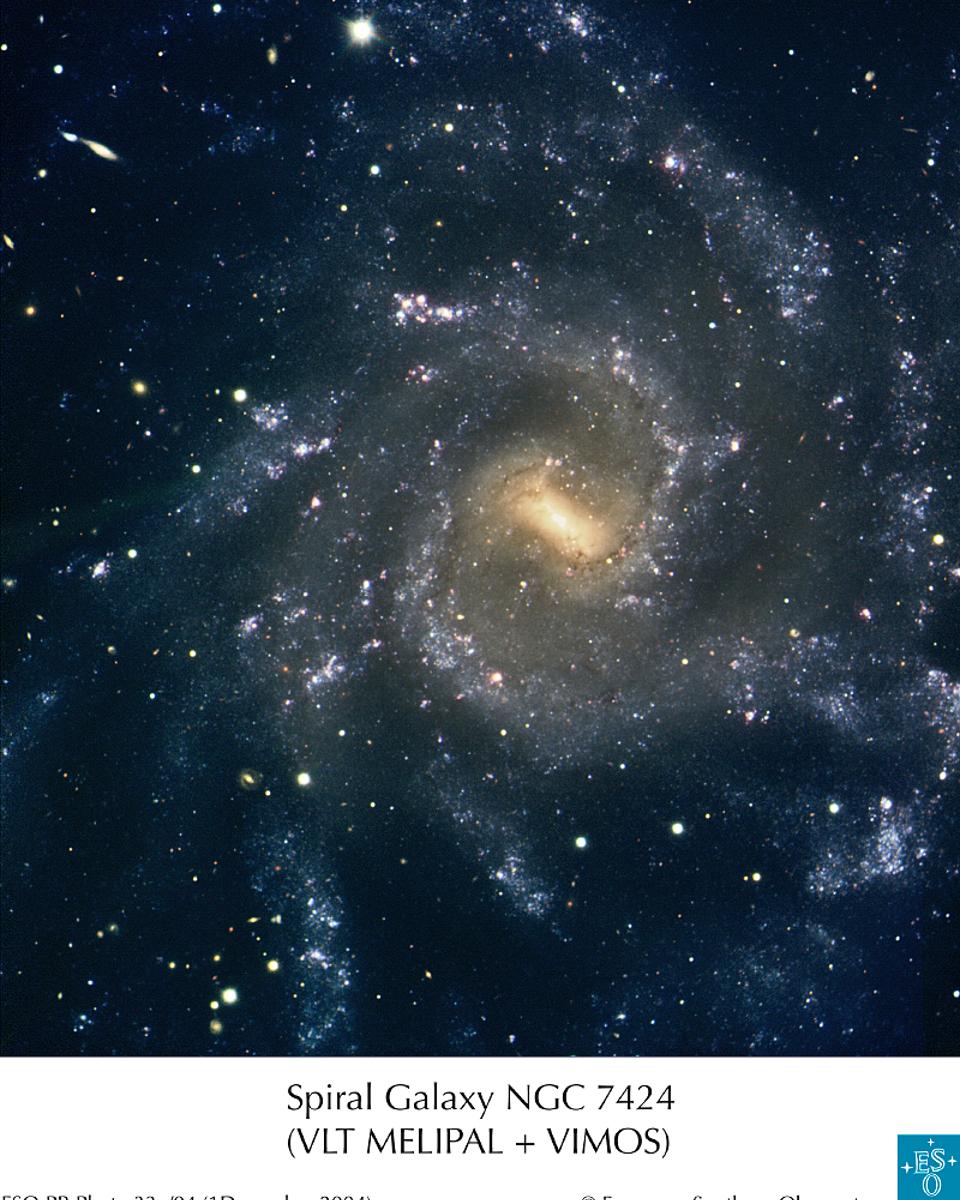 The Arms of NGC 7424