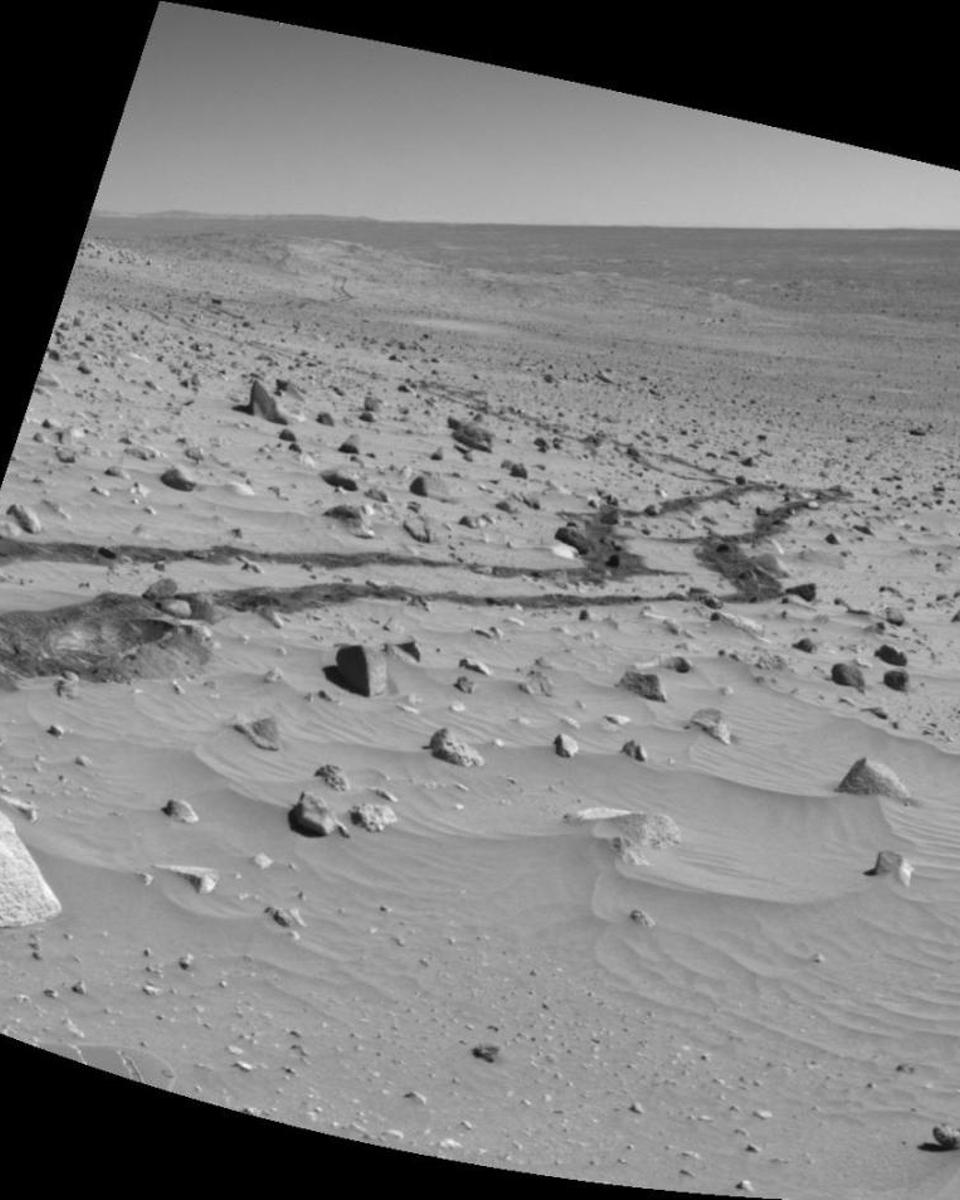 Looking Back Over Mars