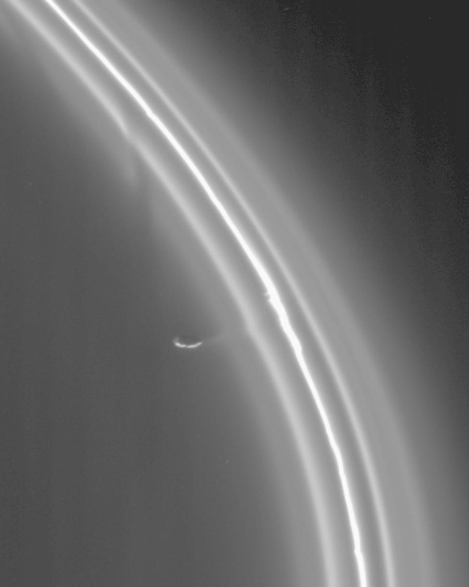 Prometheus and the Rings of Saturn