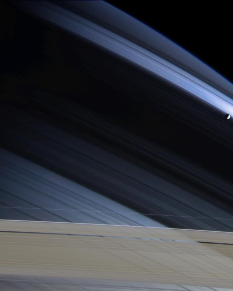 Mimas, Rings, and Shadows