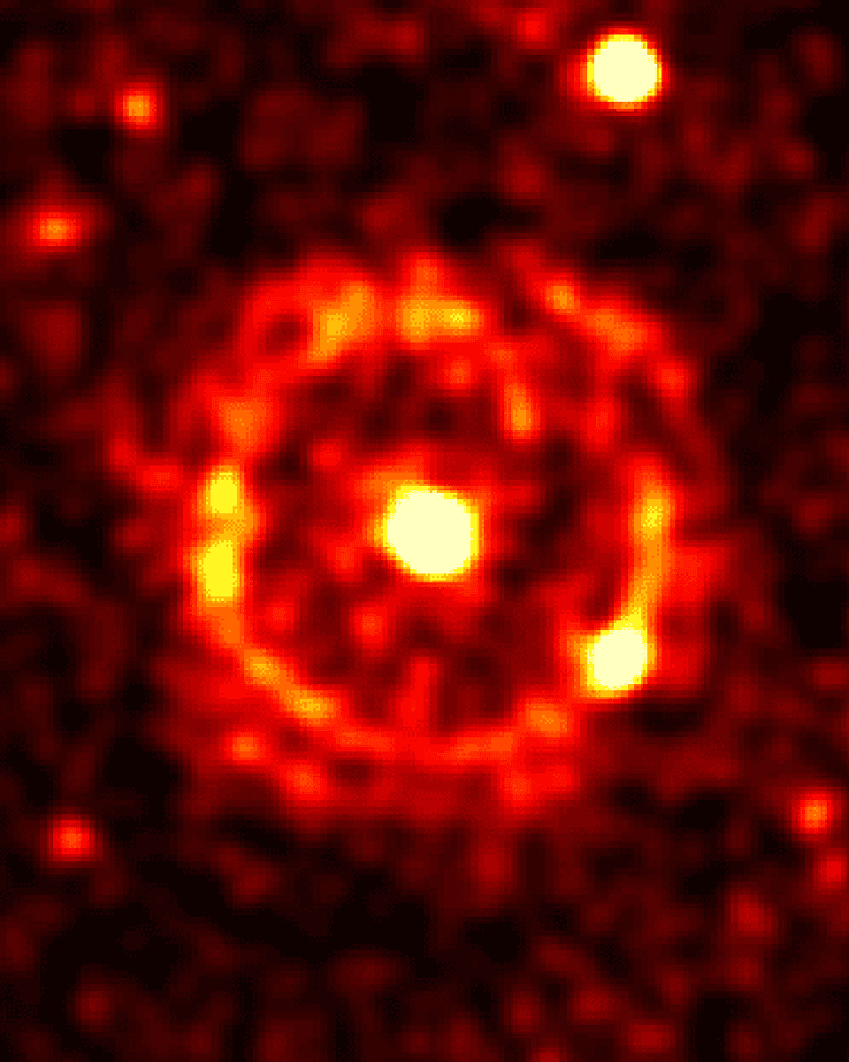 X-Ray Rings Expand from a Gamma Ray Burst