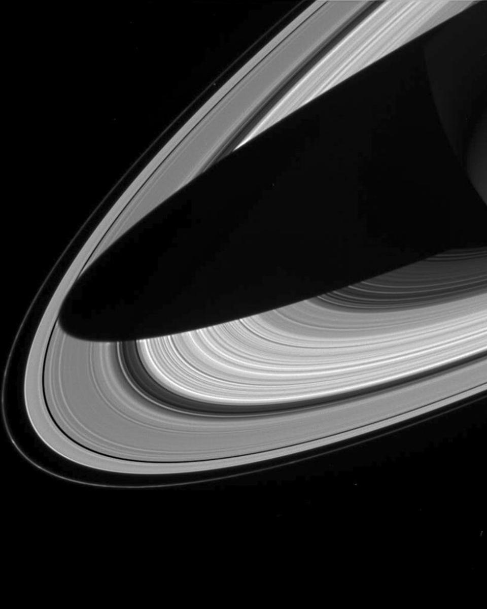 A Shadow on the Rings of Saturn