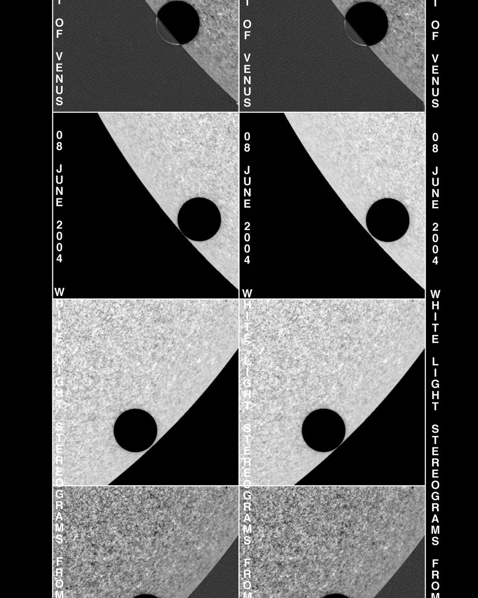 Transit of Venus Stereogram