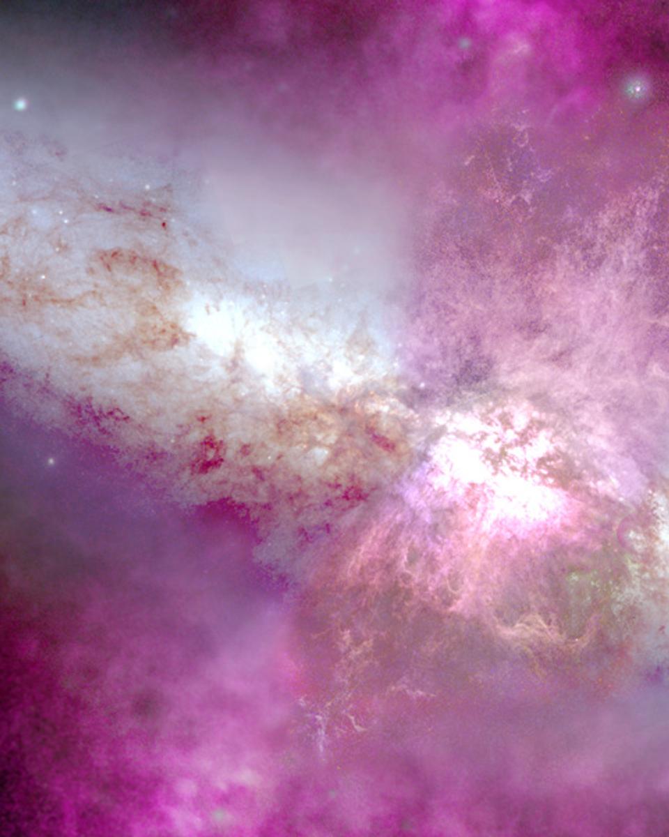 The Supergalactic Wind from Starburst Galaxy M82