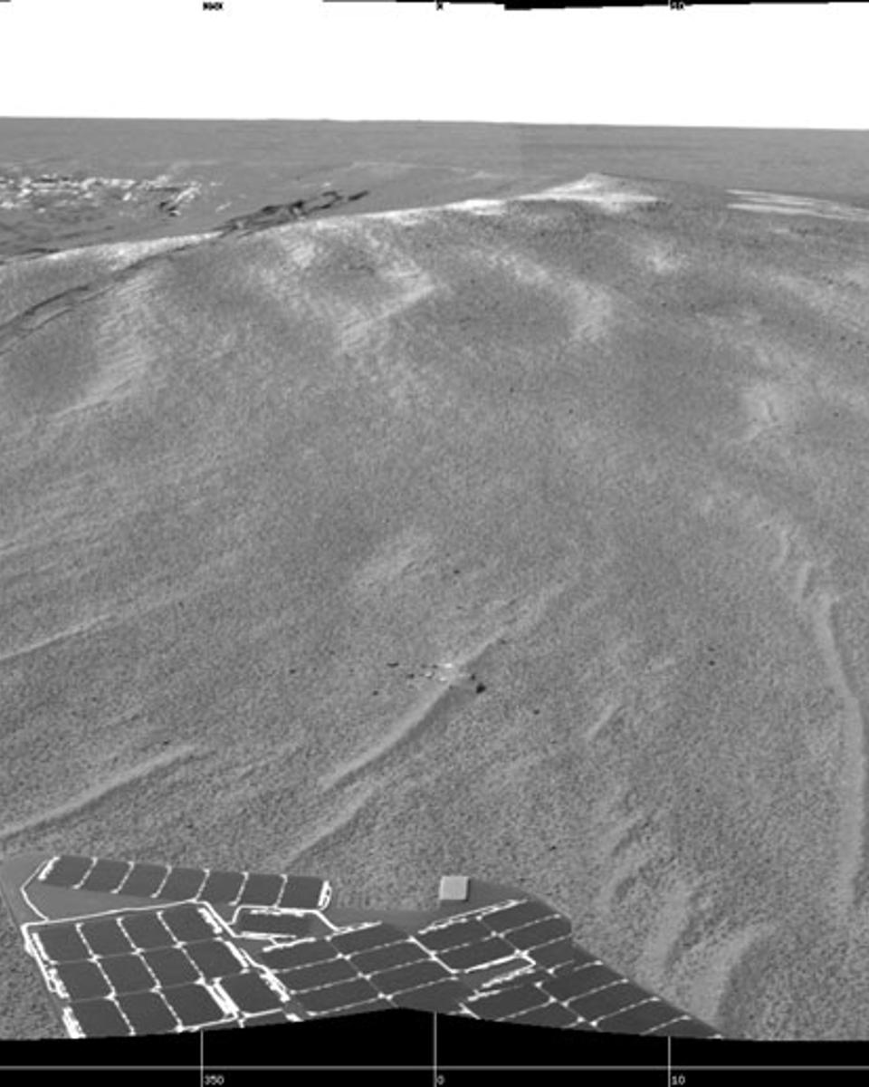 Intriguing Dimples Near Eagle Crater on Mars