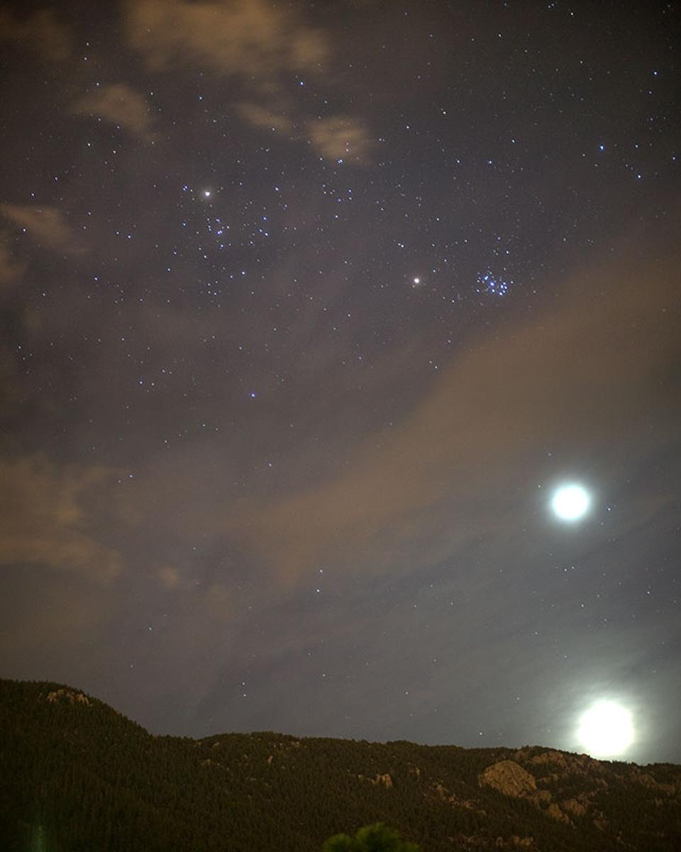 Moon and Planets Sky