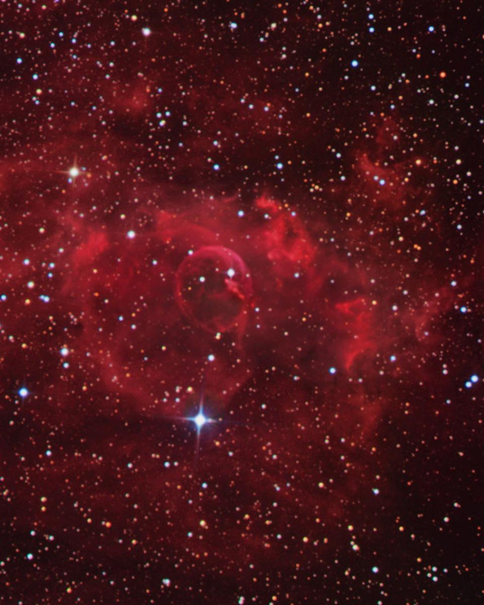Stars and the Bubble Nebula