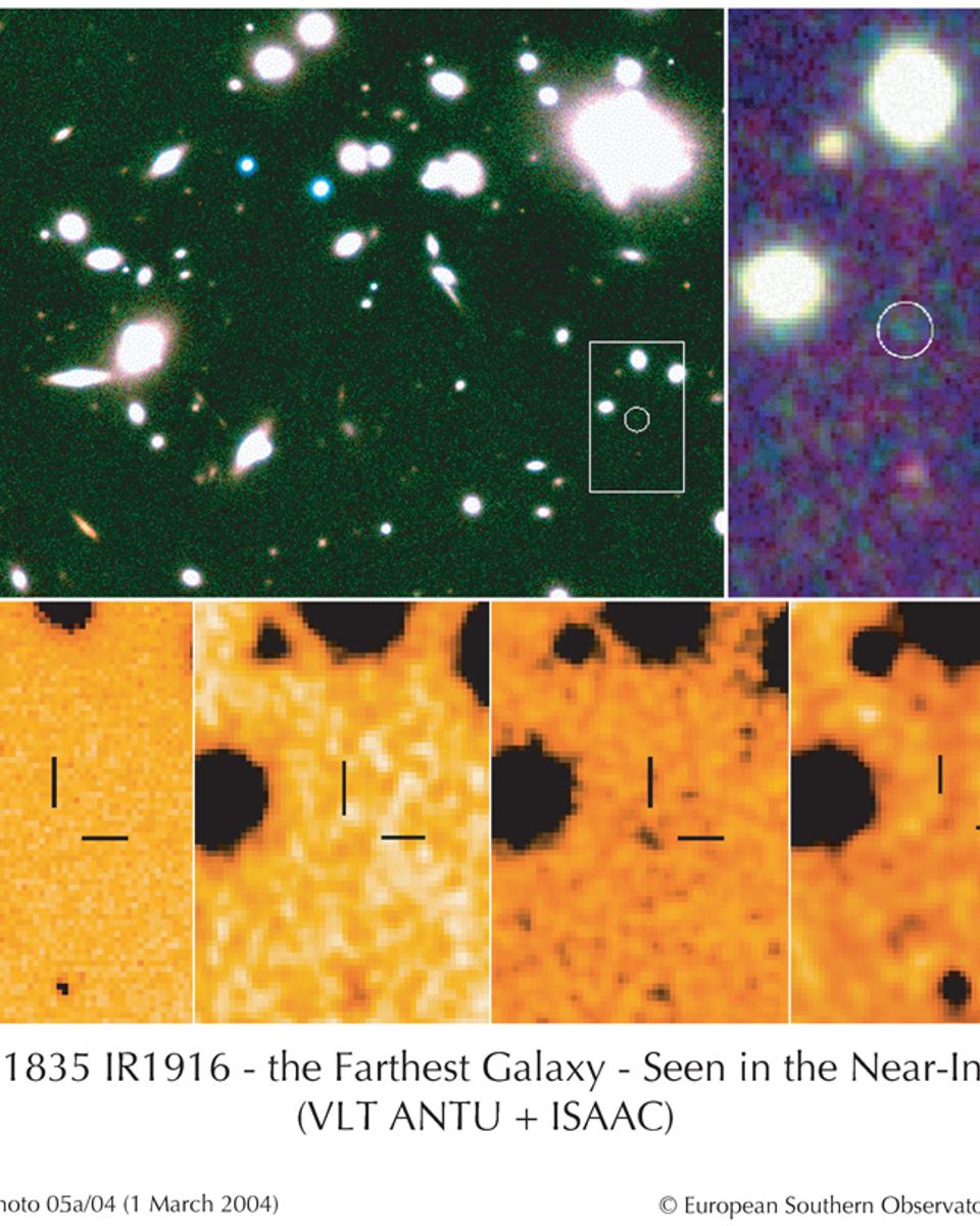 Redshift 10: Evidence for a New Farthest Galaxy