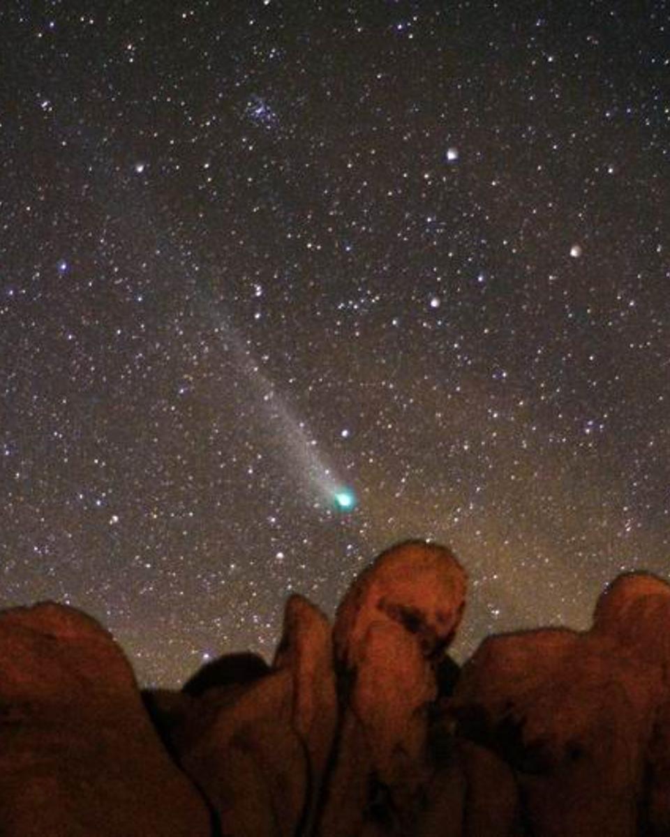 Comet NEAT (Q4) Over Indian Cove