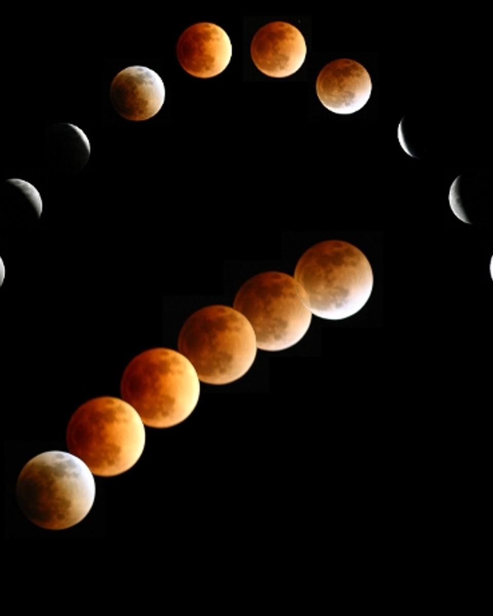 A Lunar Eclipse Mosaic