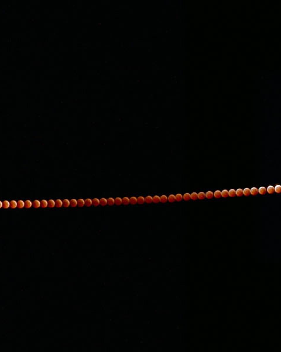 A Time-Lapse Lunar Eclipse