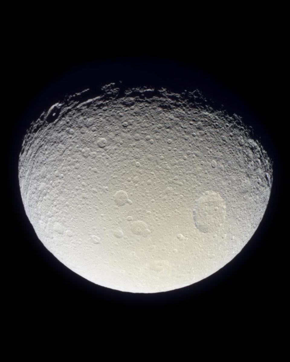 Saturn's Moon Tethys from Cassini