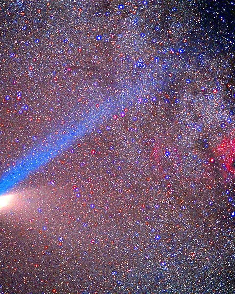 Comet Hale-Bopp and the North America Nebula