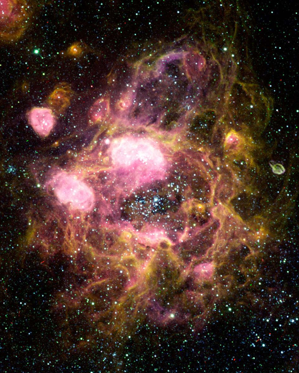 N11: A Giant Ring of Emission Nebulas