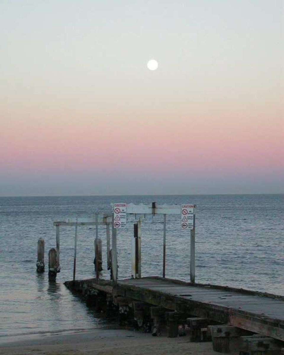 The Belt of Venus over Elwood Beach