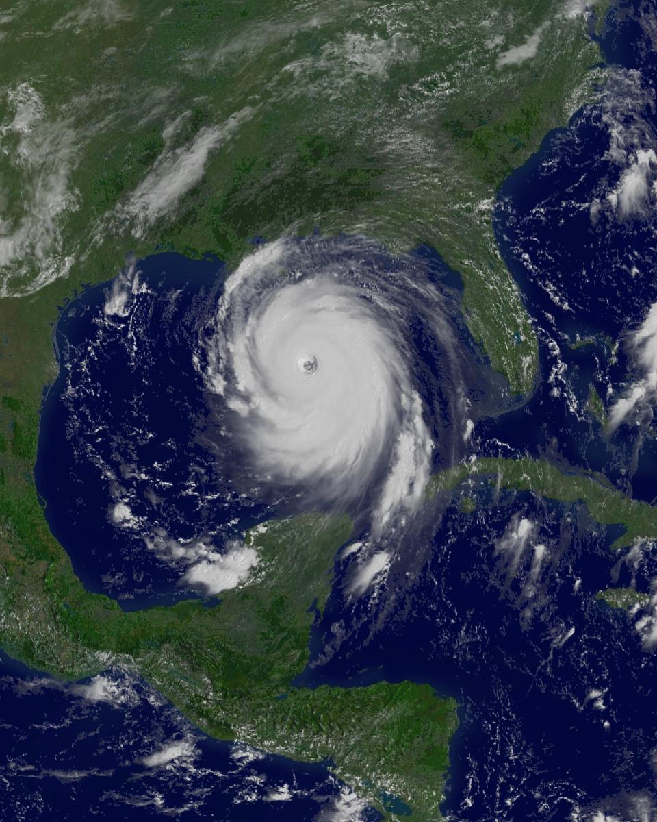 Hurricane Katrina in the Gulf of Mexico